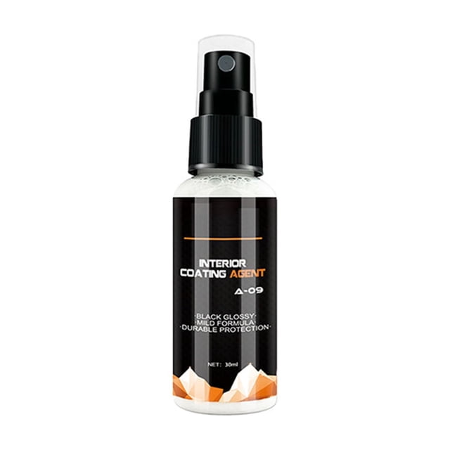 Agent de Rénovation Plastique pour Intérieur Automobile Panneau d'Instruments Tableau de Bord Cire de Polissage Agent de Rénovation Plastique Cuir 100ml