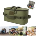 thumbnail image 3 of cámping Almacenamiento de tanque de gas Bolsa de camping Utensilios de cocina al aire libre Olla Titular de sartén Ejército Verde Verde JShteea El nuevo, 3 of 9