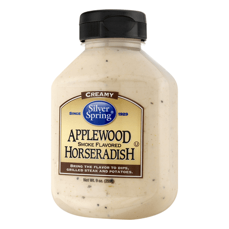Silver Springs Applewood Smoke Flavored Horseradish  9 oz [Pack of 9]