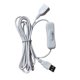 thumbnail image 1 of USB extension cable with male to female and on/off switch for car camera, LED white - 304 switch, 1 of 1