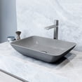 thumbnail image 2 of VIGO Duomo Gothic Gray Concreto Stone 18 in. L x 13 in. W x 4 in. H Rectangular Vessel Bathroom Sink, 2 of 8