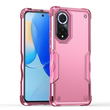 Shoppingbox Case for Huawei Nova 9/Honor 50,Ultra Thin Hybrid Case Shockproof Tough Protective Phone Cover - Pink