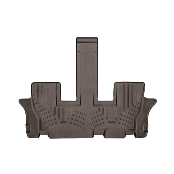 WeatherTech Custom Fit FloorLiners compatible with 2020-2025 Kia Telluride - 3rd Row, Cocoa