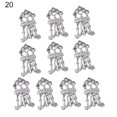 thumbnail image 2 of opvise 10Pcs/Set Nail Alloy Ornament Various Shape Non-Fading AB Coating Vintage Series Art Parts Charms Metal Accessories for Female, 2 of 8