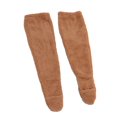 thumbnail image 2 of Calcetines de felpa por encima de la rodilla calcetines calentadores de piernas suaves gruesos para, 2 of 5