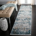 thumbnail image 2 of SAFAVIEH Shivan Otis Abstract Runner, Grey/Blue, 2'2" x 8', 2 of 8