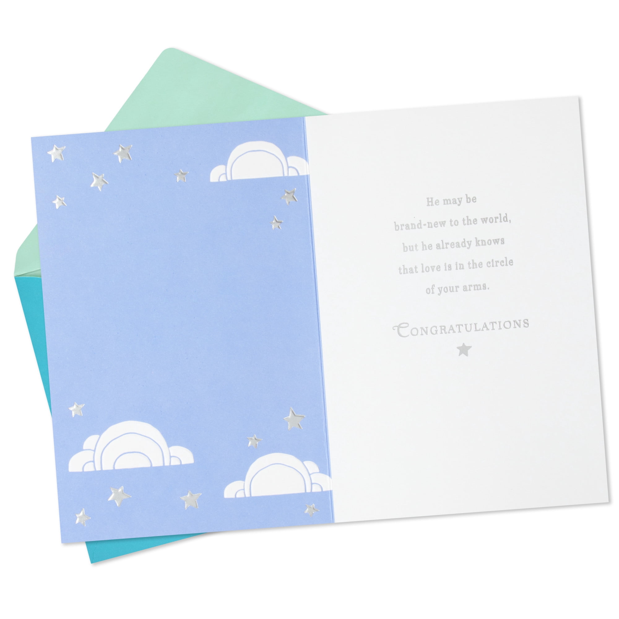 Hallmark New Baby Boy Card (Miracle of Life)