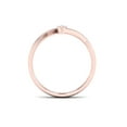 thumbnail image 4 of 1/20Ct TDW Diamond 10k Rose Gold Curve Bypass Fashion Ring, 4 of 5