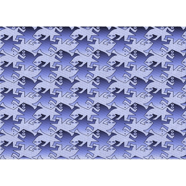 Ahgly Tapis Rectangulaire Lavable en Machine Intérieur Transitionnel Bleu Ange Bleu, 2 Pieds x 3 Pieds