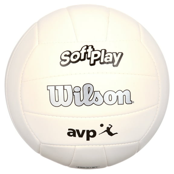 Wilson AVP Soft Play Volleyball - White