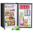 thumbnail image 1 of Minirefrigerador Zibbizo mejorado de 90.6 litros con congelador de 3.2 pies cúbicos, negro, 1 of 7