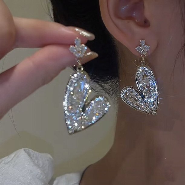 Pendientes de circón de malla de lujo para mujer, diseño único, elegante, exquisito, ligero, joyería femenina, fiesta, regalo Premium, venta al por mayor, nueva tendencia de moda