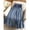Light Wash, variant on Womens Light Wash A-Line Denim Skirt With Front Button Closure