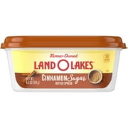Land O Lakes Cinnamon Sugar Butter Spread, Spreadable, 6.5 oz Tub