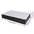 thumbnail image 2 of vidaXL Patio Bed Outdoor Double Chaise Lounge Bed with Cushion Poly Rattan, 2 of 5
