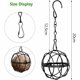 thumbnail image 3 of Comedero redondo para pájaros de 7cm, 4 Uds., comedero para pájaros al aire libre, comedero para pájaros salvajes, dispensador de bolas gordas, pájaros colgantes de Metal TUNC Sencillez, 3 of 5