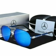 Mercedes Amg Men's Uv400 Sunglasses Sport Driving Golf Outdoor Aviator Glasses