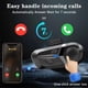thumbnail image 4 of Nuevos Auriculares para Casco L1 Bluetooth 5.3 con Manos Inalámbricos para Motocicletas, Auriculares Impermeables, Reproductor de Música, Altavoz para Moto, 4 of 5
