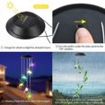 thumbnail image 5 of Carillón de viento Solar LED, carillones de viento para exteriores, luces de lámpara de colibrí que cambian de Color para el hogar, fiesta, patio, decoración de jardín brillar Electrónica, 5 of 5