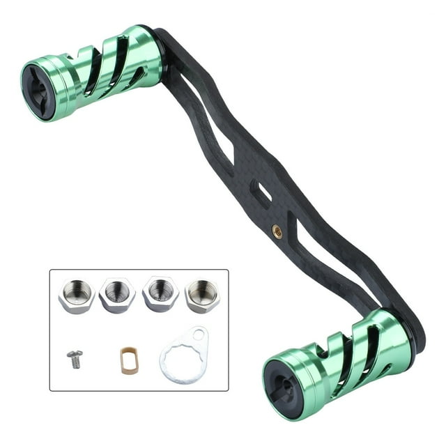 Fishing Reel Handle Aluminum Alloy Strong Durable Fish Reel Handle for Baitcasting Reel Tackle Accessory ,Rigid Aluminum Skeletal Frame