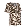 thumbnail image 3 of Playera George para Mujer, Manga Corta Escote V, Print Crema Talla M, 3 of 4