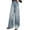 z260410-C-Blue, variant on XEGLSBU Girls Jeans Size 14 Adjustable Waist Girls Fashion Cute Personality Pants Elastic Waist Wide Leg Jeans Casual Demin Pants with Pockets Blue Size 11-12 Years
