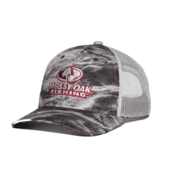 Mossy Oak Elements Agua Manta Fishing Hat – Pro Round Structured Baseball Cap with Mesh Back, Adjustable, One Size