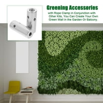 FRCOLOR 2pcs Green Wall Stainless Steel Hubs Wire Trellis Kits Steel Cable Trellis Kit Cable Trellis System for Outdoor Climbing Plants Vines Green Wall