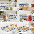 thumbnail image 6 of NIUTA® Ice Cube Tray with Lids, 4-Pack Stackable Freezer Trays with Easy-Release Silicone Bottoms, BPA-Free Ice Molds for Cocktails, Coffee, Kitchen and RV, 6 of 7