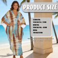 thumbnail image 2 of DISNIMO Cow Print Kaftan Dress for Women V Neck Batwing Sleeve Kaftan Maxi Dresses Lightweight Swimsuit Coverups Plus Size Summer Long Cover up for Bathing Suit, 2 of 7