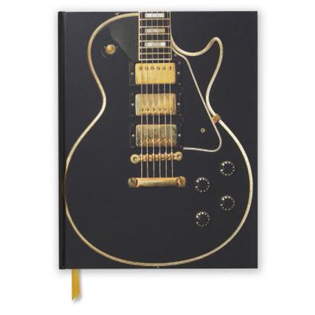 Gibson Les Paul Black Guitar (Blank Sketch Book)