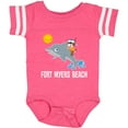thumbnail image 3 of Inktastic Fort Myers Beach Florida Dolphin Boys or Girls Baby Bodysuit, 3 of 5