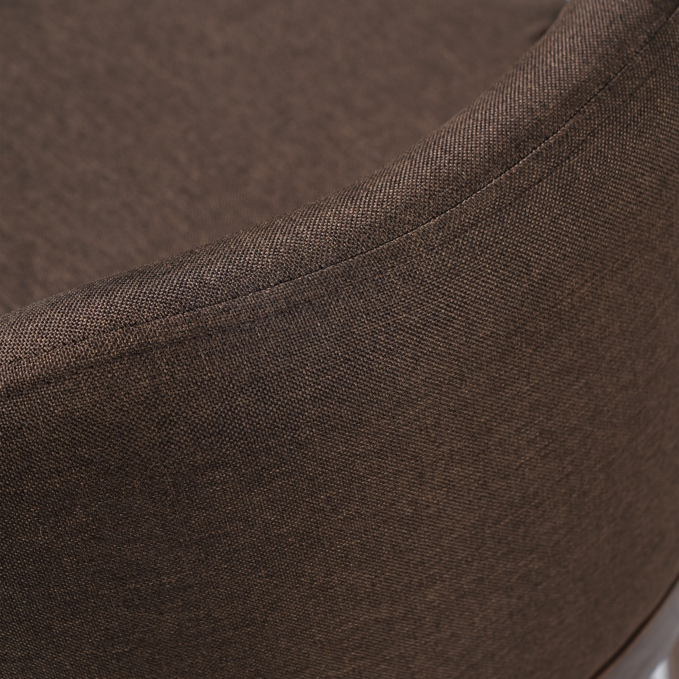 Christopher Knight Home 33"H Wooden Taupe Upholstered Counter Stools with Round Seat, Walnut Finish, Set of 4