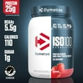 thumbnail image 4 of Dymatize ISO100 Hydrolyzed Whey Isolate Protein Powder, 25g Protein, Strawberry, 20 Servings, 4 of 6