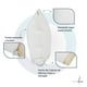 thumbnail image 2 of Almohada Makura Memory Foam King Size, 2 of 6