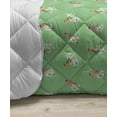 thumbnail image 3 of Bird Print Down Alternative Comforter, Tender Japanese Art Continuous Cranes and Reeds in Soft Peachy Colors, Microfiber Quilt for All Season, 5 Sizes, Champagne Multicolor, by Ambesonne, 3 of 3