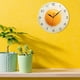 thumbnail image 3 of Reloj de pared de cocina Huevo frito Diseño gráfico 3D Desayuno Comida Arte de la pared Restaurante Decoración del hogar Reloj de pared silencioso Reloj de pared de huevo frito creativo Huevo en, 3 of 5