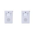 thumbnail image 1 of Sistema de alerta de campana de la puerta de alarma blanca bienvenido alojamiento inalámbrico para la tienda, 1 of 4