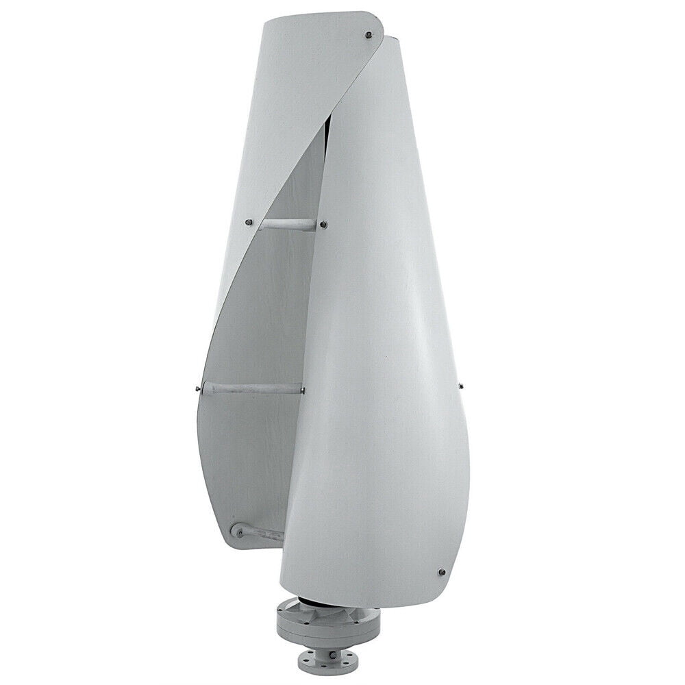 SHZICMY White Portable Vertical Wind Power Turbine Generator Kit with Controller 12V 400W