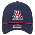 thumbnail image 2 of Men's New Era  Navy Arizona Wildcats Rope 39THIRTY Flex Hat, 2 of 5
