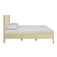 thumbnail image 4 of Maklaine 47.2"H Modern Rubberwood King Bed in Buttermilk Cream, 4 of 9