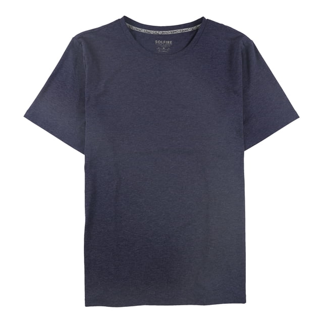 SOLFIRE Mens Standard Basic T-Shirt navyhthr S