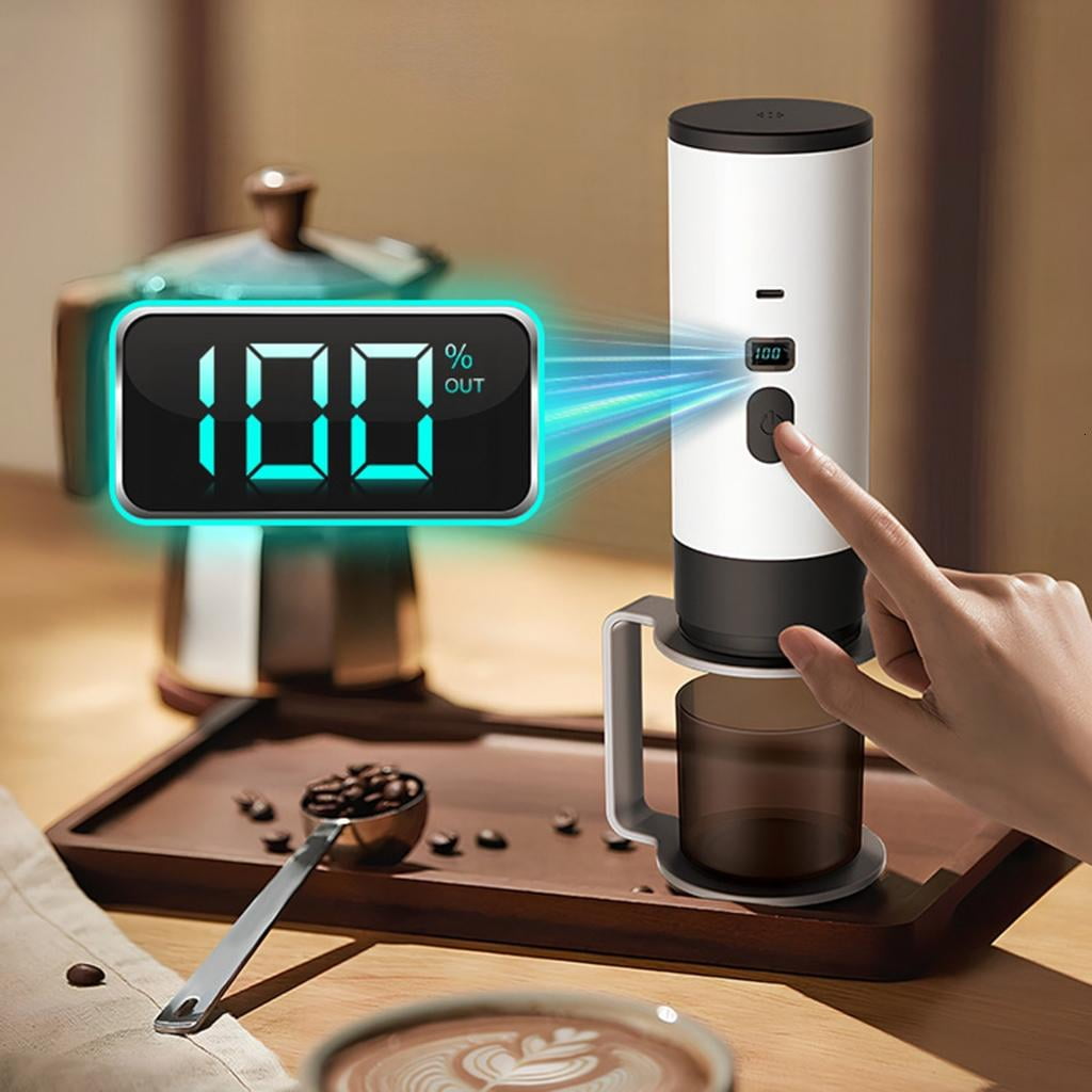 Compacts Electric Capsuled Coffee Espresso Machine 90°C Auto Heating Technology USB Rechargeable For Mobile Lifestyle