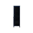 thumbnail image 5 of Elegant Kitchen and Bath 20 Inch Wide Bathroom Linen Storage Freestanding Cabinet In Blue, 5 of 10