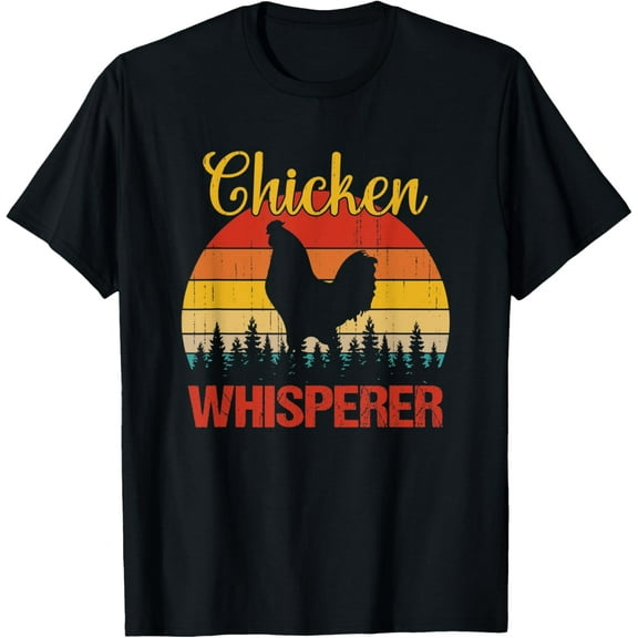 Chicken Whisperer Funny Retro Vintage Chicken Lover Farmer T-Shirt