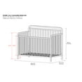 Baby Relax Juniper 4in1 Convertible Metal Crib in Champagne Gold
