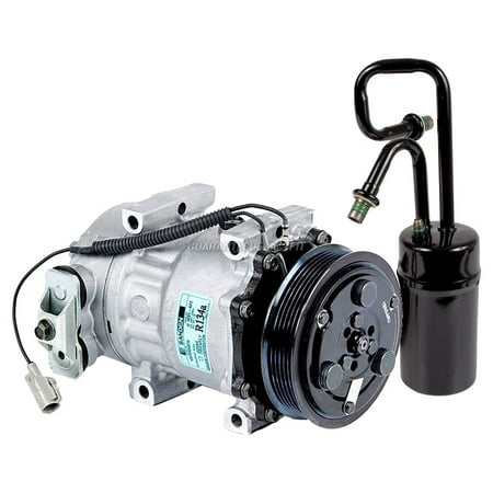 For Jeep Wrangler 1997 1998 OEM AC Compressor w/ A/C Drier - Walmart.com