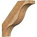 thumbnail image 3 of Ekena Millwork BRC06X22X22FST00RWR 6"W x 22"D x 22"H Funston Rough Sawn Knee Brace, Western Red Cedar, 3 of 4