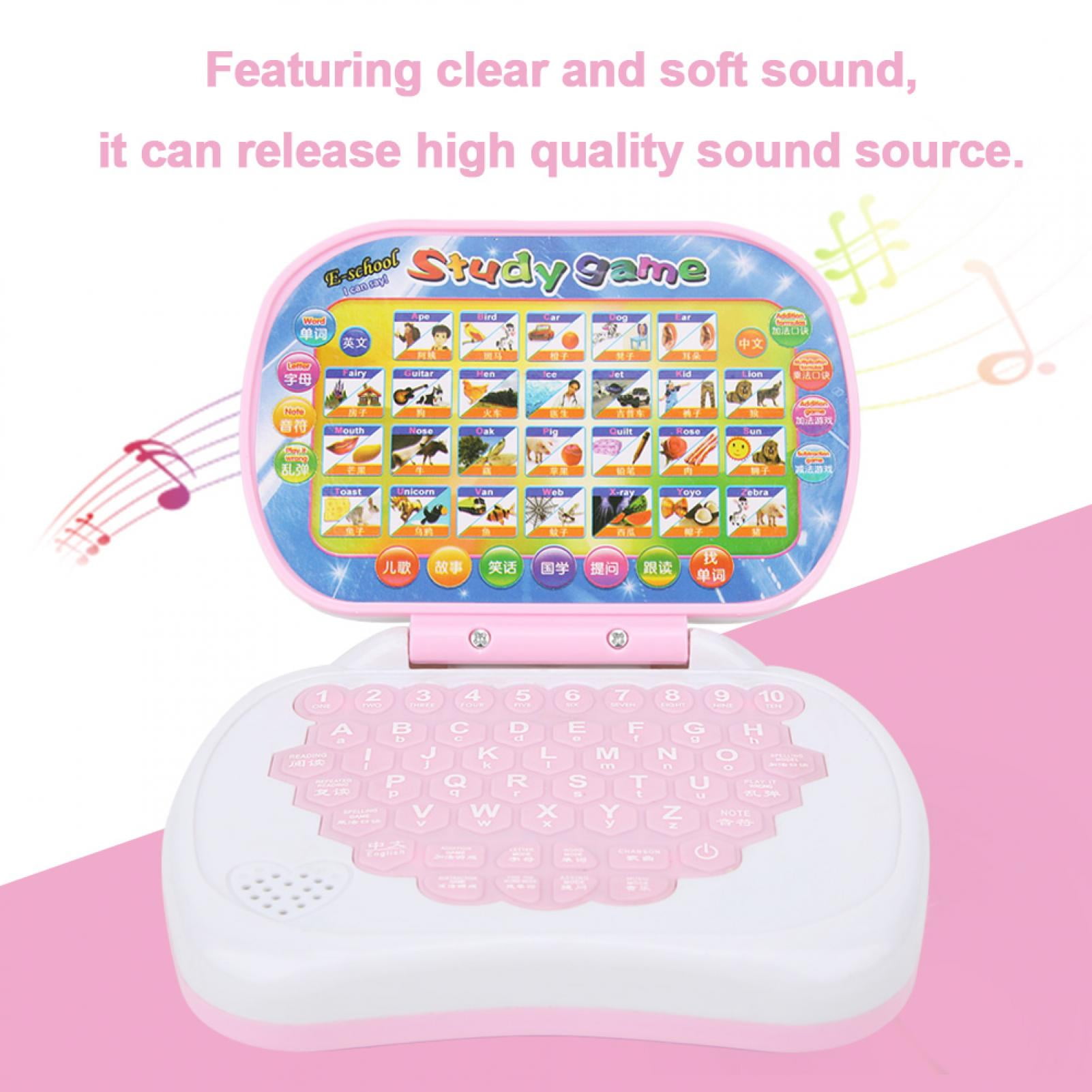 Computer Learning Toy, Laptop Toy Rubber Keyboard For Girl For