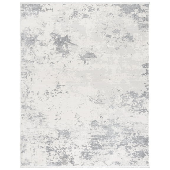 SAFAVIEH Emerald Cole Abstract Area Rug, Ivory/Grey, 8' x 10'
